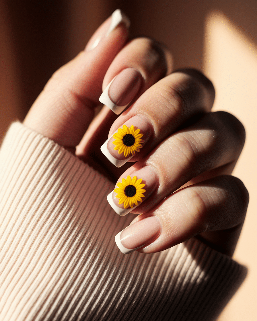 0007_2_a-close-up-photograph-captures-the-exqui_bWoXuYBgT0aH5xdC-b3lug_cbPK3sv4QKeYcpj9S7bUAg_cover Bright and Beautiful Nail Designs Inspired by Sunflowers