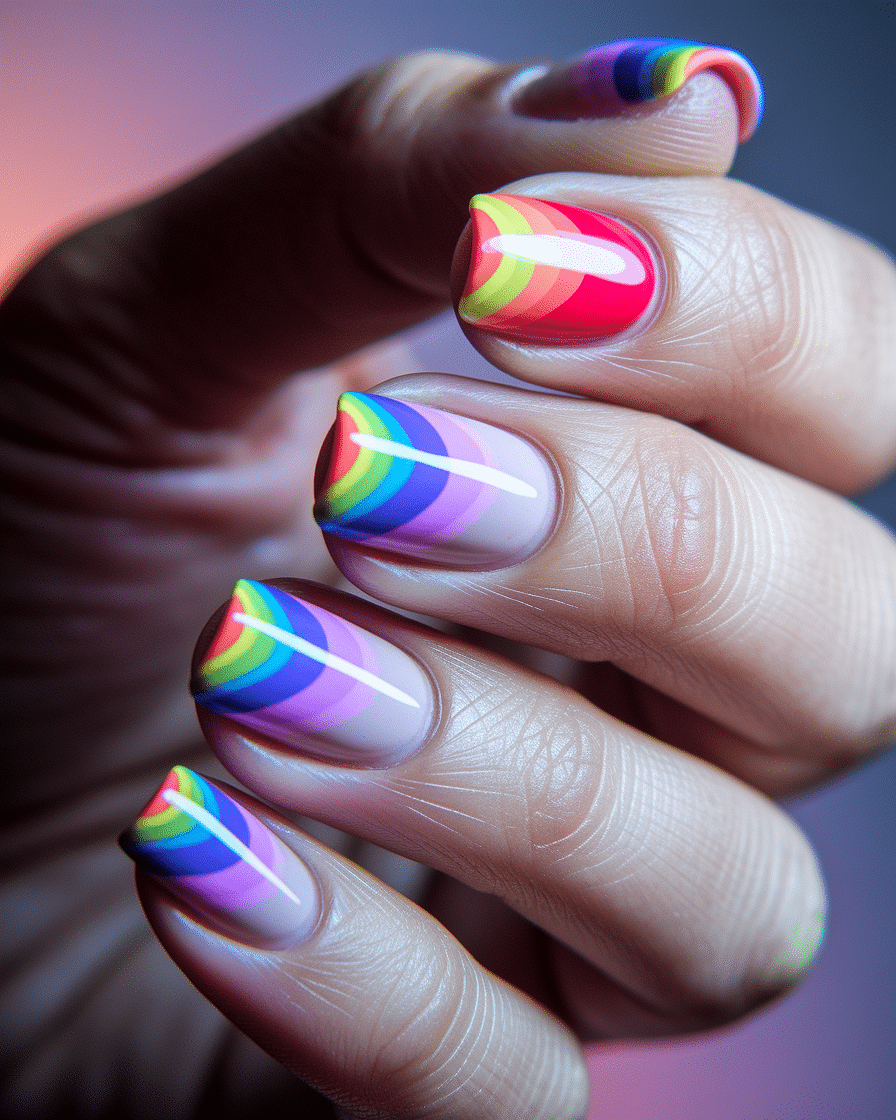 0007_2_a-close-up-photograph-captures-the-intri_hpYS-CMmQOCztyl5bKv4eA_qJonoBulS7yr-tT7twP_Fw Bright and Trendy Nail Designs with Colorful Rainbow Tips