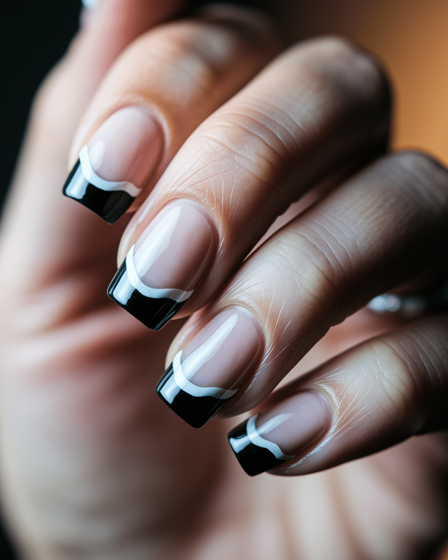 0007_2_a-close-up-photograph-of-a-beautiful-han_QKc_MopbSz6lVZpRNOju3g_Qomy2gOTT6S2R0Yg4qX4Aw_cover Elegant Black Nail Designs with Bows and Polka Dots for a Chic Look