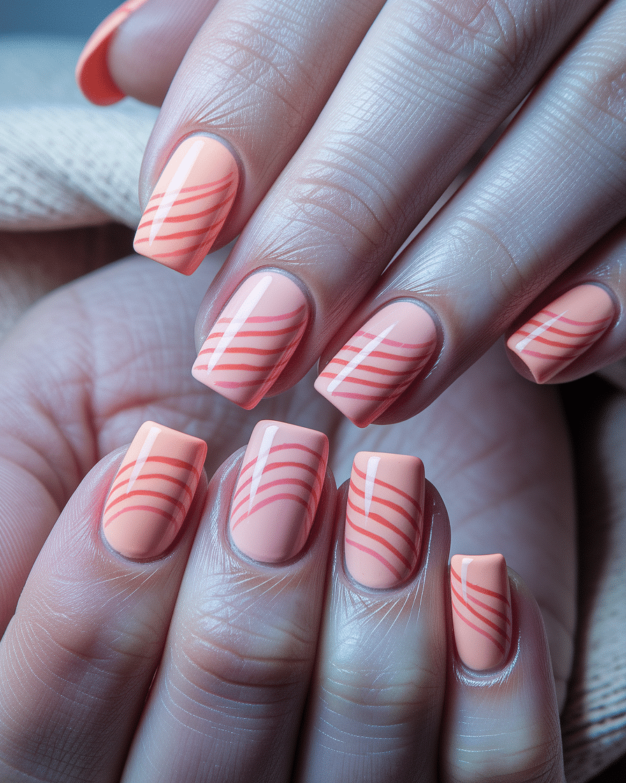 Abstract Swirl Nail Designs That Are Taking Over Nail Trends in 2025