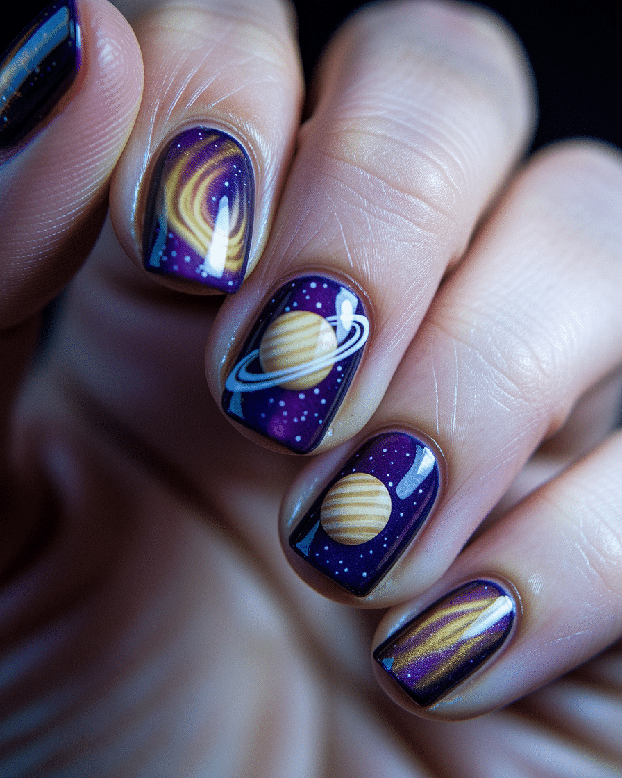Mesmerizing Nail Designs Inspired by the Beauty of the Galaxy