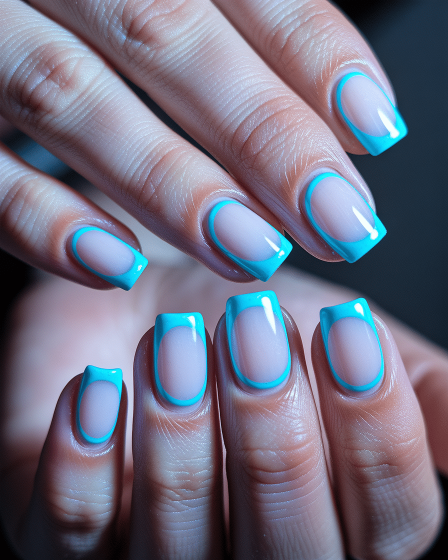 Soft Blue Aura Nails: A Delicate and Dreamy Trend for Every Season
