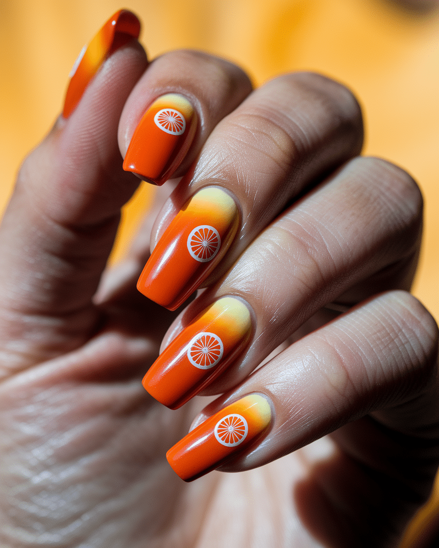 0007_3_in-a-close-up-photograph-a-hand-with-per_UCIvGxB7SmyilXNIte89JA_JadzQqUsQfyoIBTGd5zwLA Bright and Zesty Nail Design Ideas Inspired by Citrus and Italian Charm