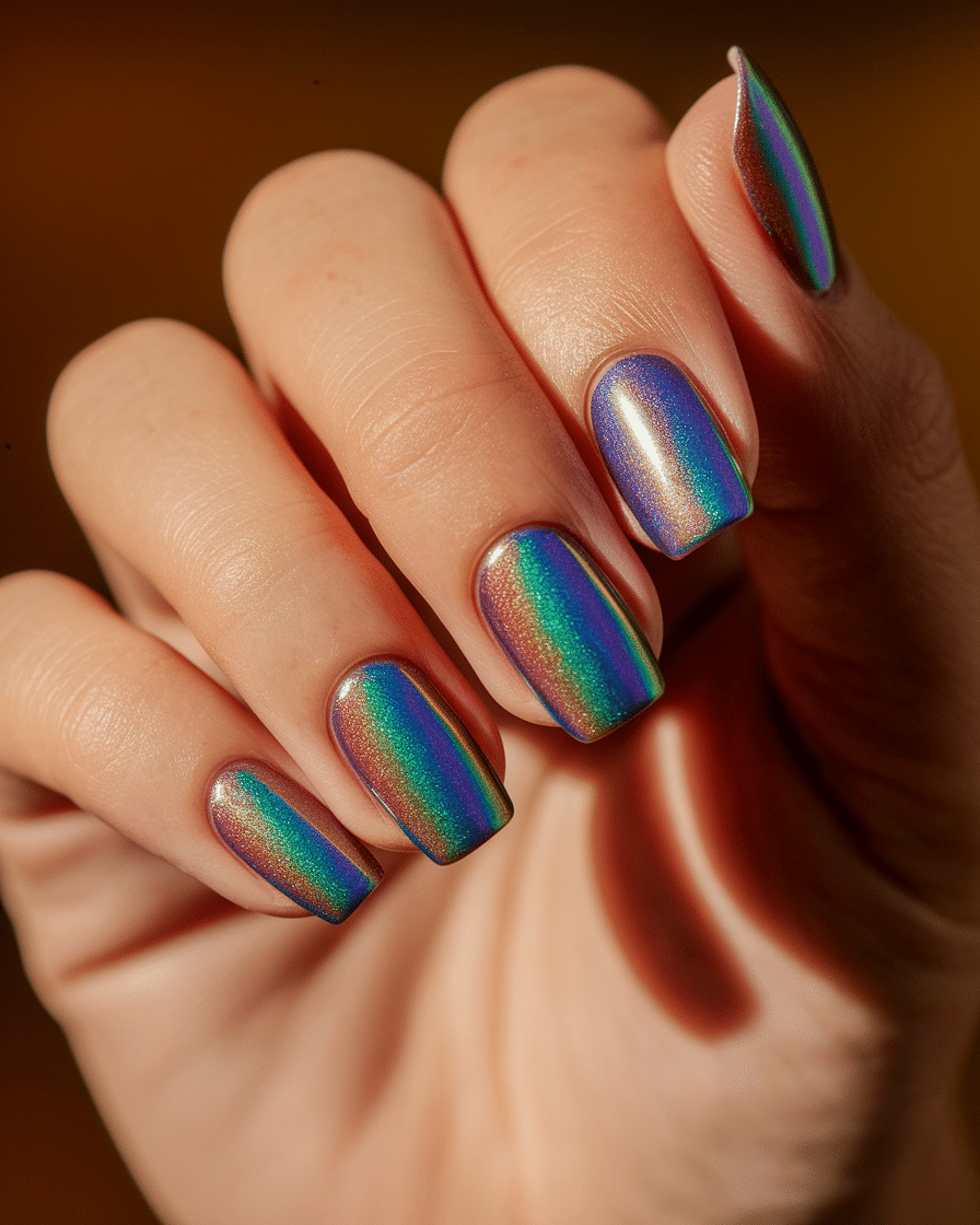 0008_1_a-close-up-photograph-of-a-beautiful-han_a0eP8KxTRKytMsiO2I38IA_GPbrAr8mQMG8Tv7_-N-Reg Best Iridescent Nail Designs That Reflect Every Color of the Rainbow