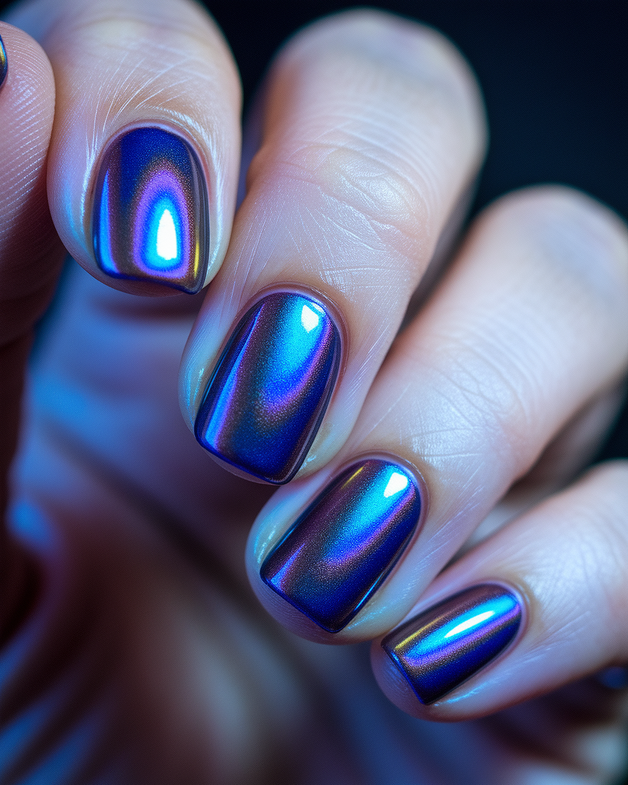 Trendy Chrome Nail Ideas for a Bold and Iridescent Look