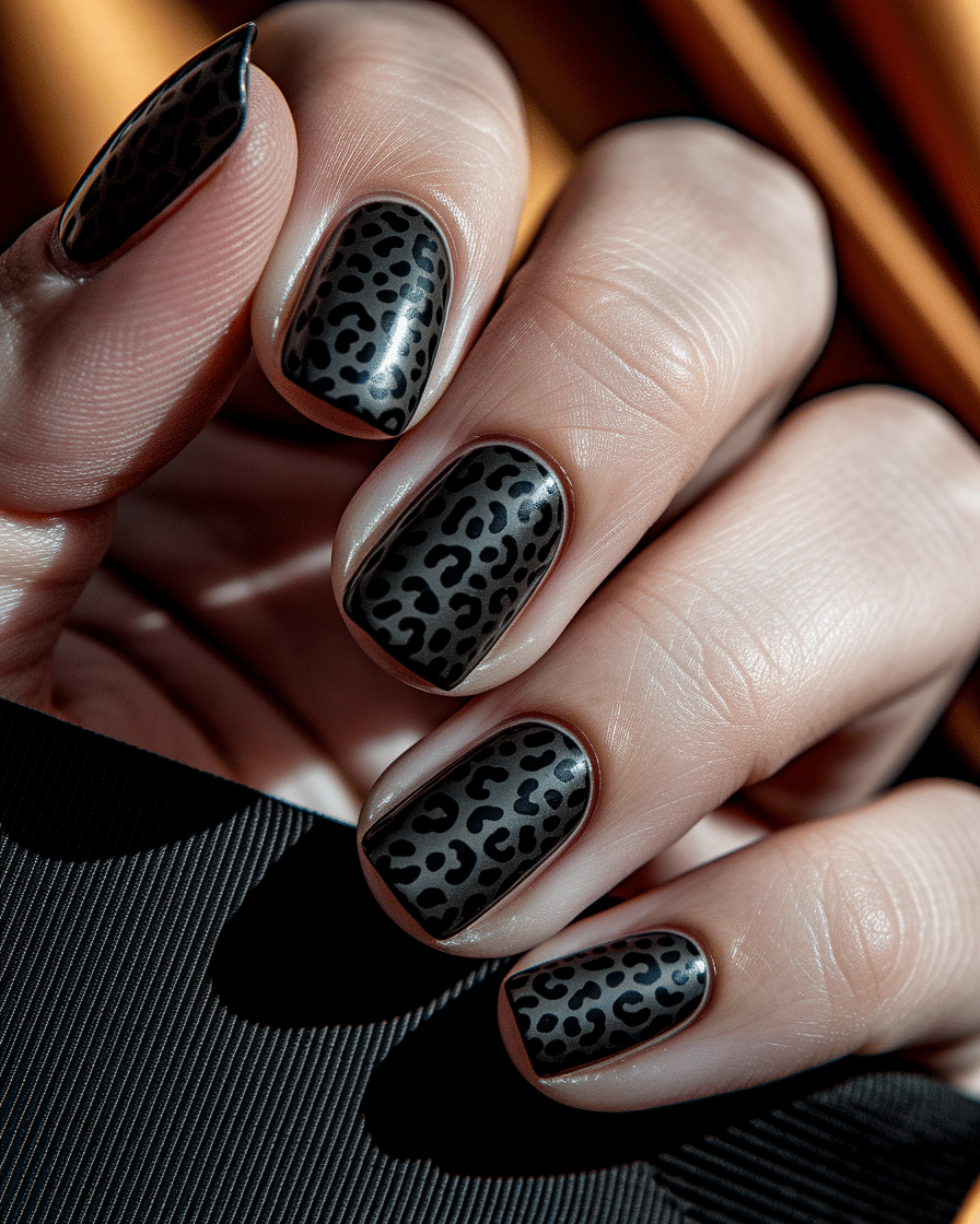 0008_2_a-close-up-photograph-captures-the-intri_nFdu2Wr5QQCndsgAsc6Sqw_pjOKXEiDRbad25DzsO7ZKQ Elegant Nail Design Trends: Exploring the Matte and Glossy Black Contrast
