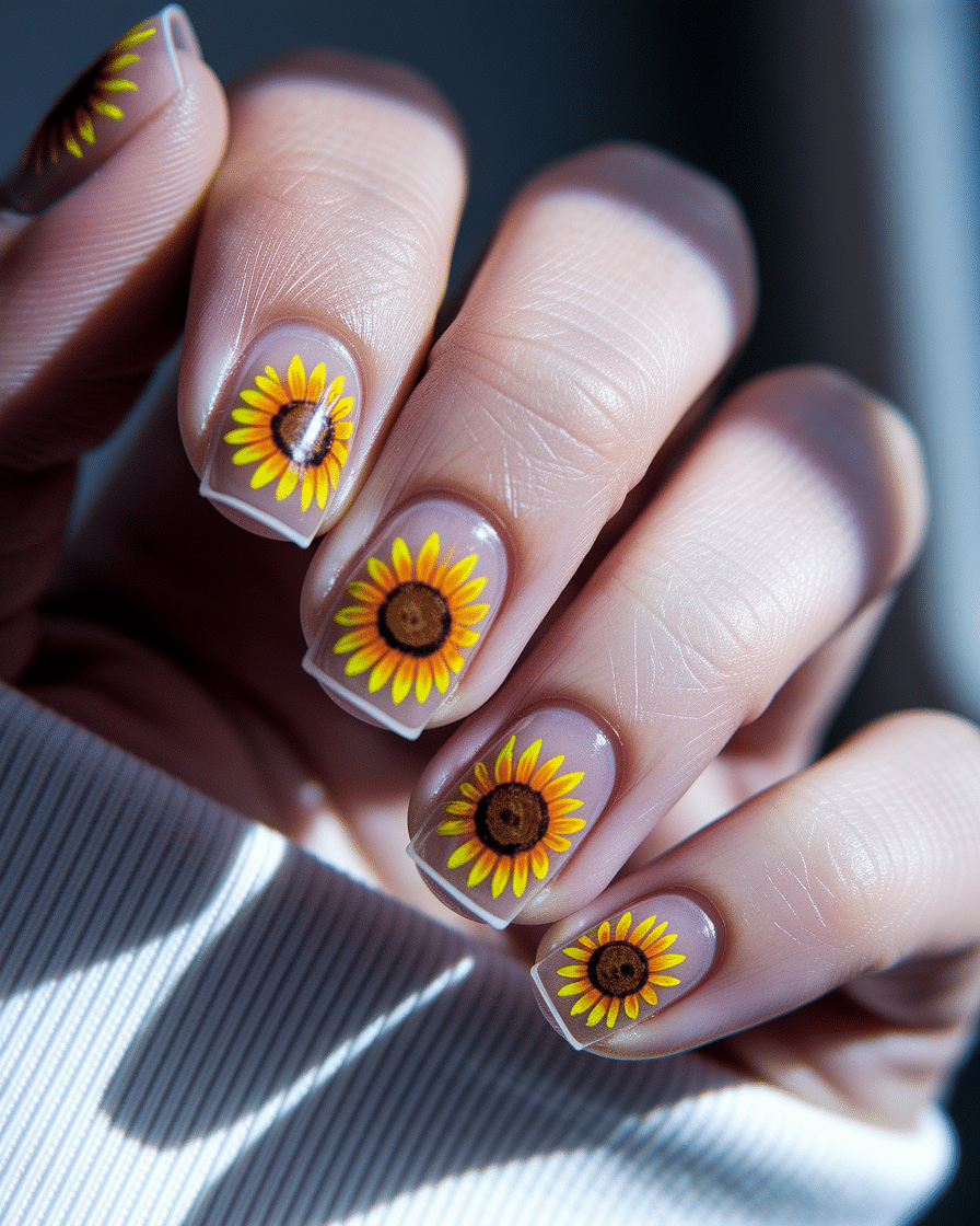0008_2_a-close-up-photograph-captures-the-stunn_FLLnFEGXSdWcMkJxsltubQ_3Jk5g4SHTrG4ZAyVtoyB5g_cover Bright and Beautiful Nail Designs Inspired by Sunflowers