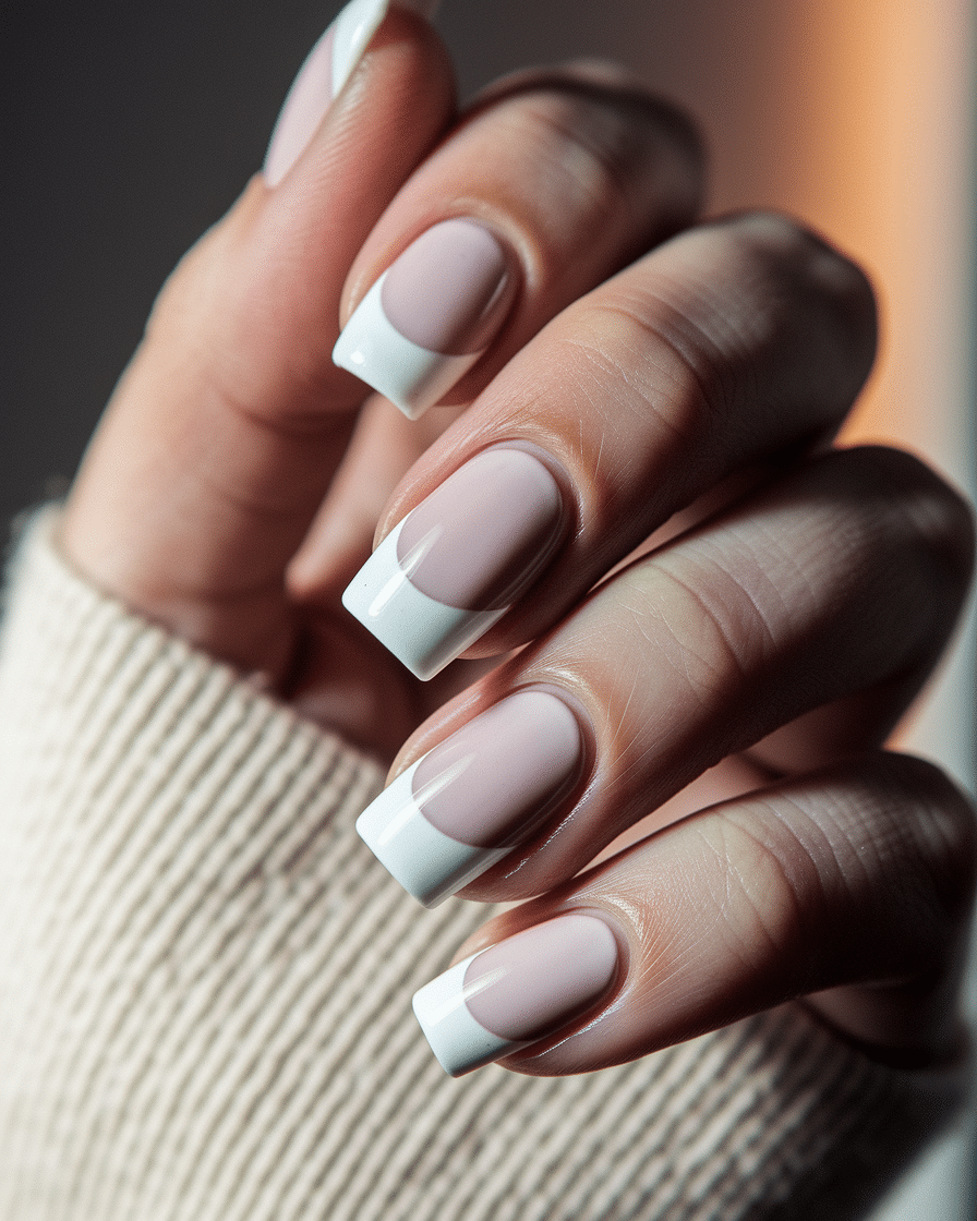 0009_2_a-close-up-photograph-captures-a-beautif_Ch5fEozuQkOg28MoeNfu9w_2HuGsWMtQVKb_SoLInHDXg_cover Elegant French Tip Nail Designs for a Timeless and Modern Look