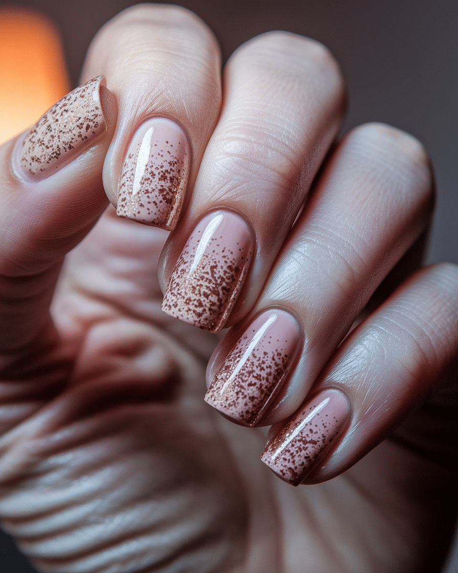 0009_2_a-close-up-photograph-captures-a-delicat_j9F2YOS2SZyJCb8RvgbmFQ_c1pvJywxTkGfWF06Xoe-Yg Elegant Nail Designs with Glitter Ombre for a Timeless Look