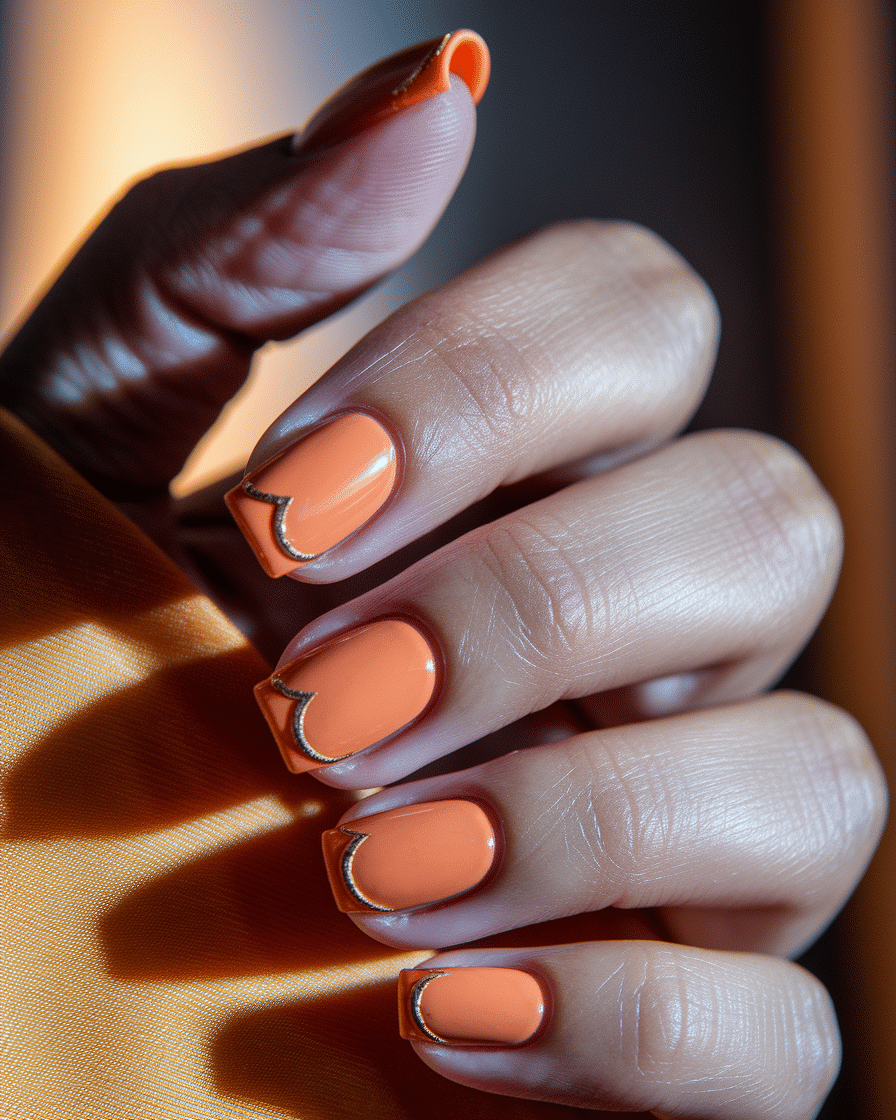 0009_2_a-close-up-photograph-captures-the-intri_RiVIPB5sTeaIjDCvoYlPTQ_gbGj6XZeQAqwxXuOcR0yYw Vibrant Summer Nail Designs with Orange French Tip Inspiration