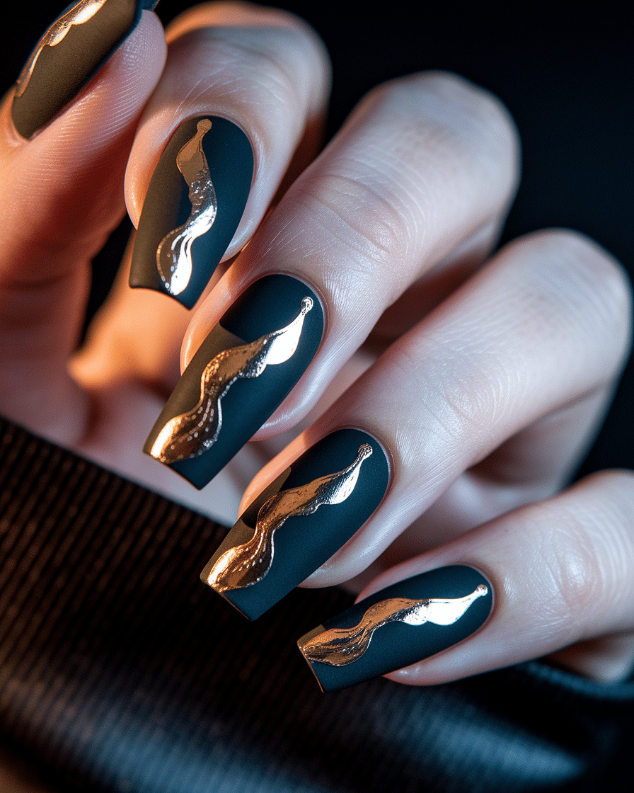 0009_2_a-close-up-photograph-of-a-hand-with-ele_JJnrJQWrReyBlukf2fApMQ_-qopxpCxSbCGaJuwx2jn6g Best Black Nail Designs That Will Be Trending in 2025