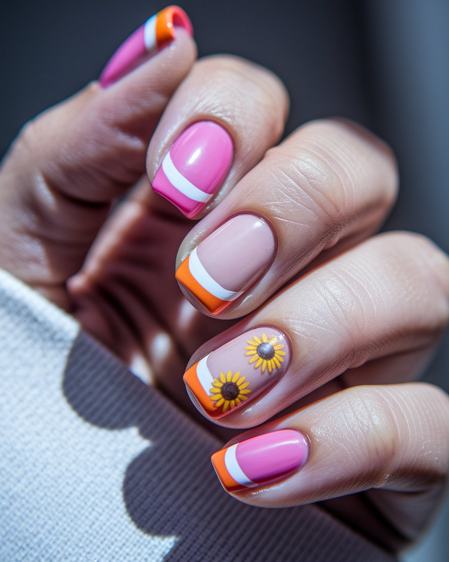 0009_3_a-close-up-photograph-captures-the-intri_rlCUMSxTSD6JL_ZmNZ6zbw_Rt6RohFlQK-P93LY360fuQ Floral French Tip Nail Designs That Blend Elegance and Playful Color