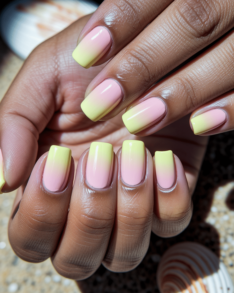 0009_3_a-close-up-photograph-captures-the-intri_wA2trVc3SumZUwwuQGu9jQ_HAIQl1RBRJyJCaXFugqwyg Ombre Coffin Nails That Glow Like a Summer Sunset