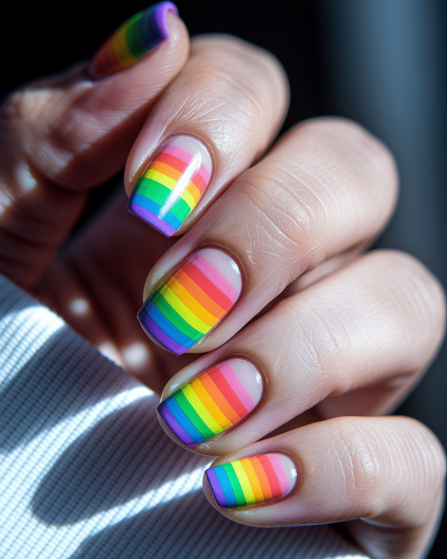 0009_3_a-close-up-photograph-captures-the-intri_z7dCj3IeQraP64-aQqhYjg_LCb_a8xXQXCrL0f5H3QbRA Bright and Trendy Nail Designs with Colorful Rainbow Tips