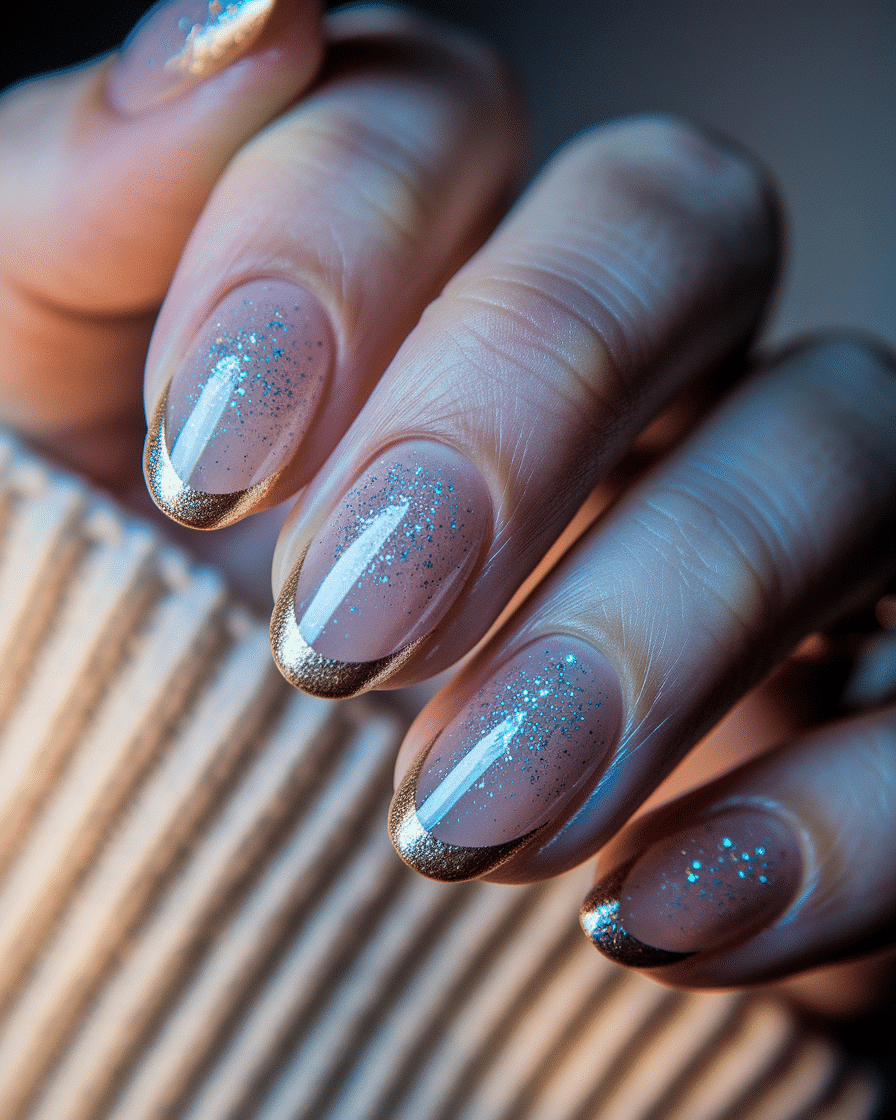 0009_3_a-close-up-photograph-captures-the-stunn_RgC4hzqdQVehOQCNeghZEQ_uPUSAIJKRLe9Ql2xwpSW9A_cover Elegant Nail Designs with Blue and Gold French Tips for a Chic Look