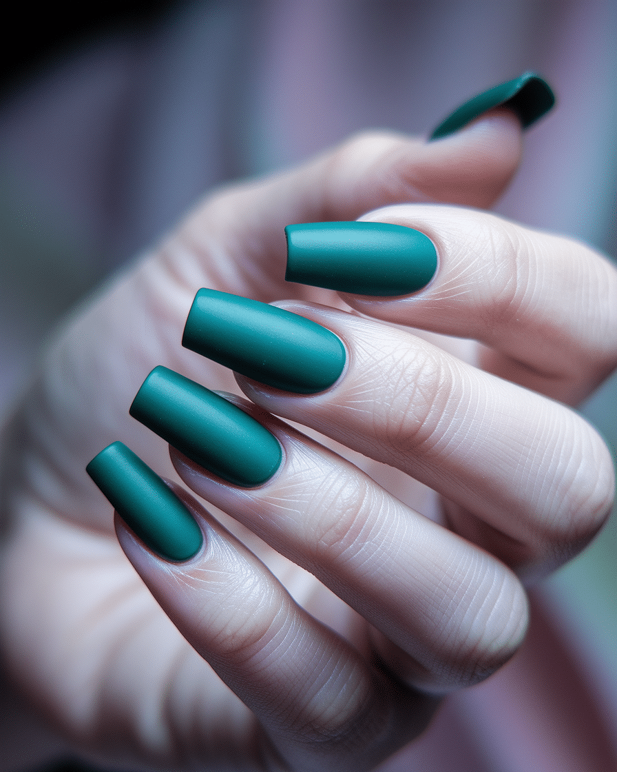 0009_3_a-close-up-photograph-of-a-beautiful-han_eaTfpyPCR1yySkD3KLhCAQ_PS3Nt348TveWMHHjH3SQyw Elegant Green Nail Designs That Elevate Your Everyday Look