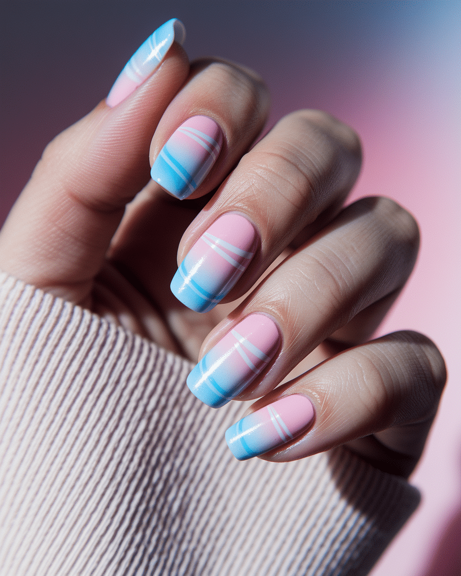 0009_3_a-close-up-photograph-of-a-beautiful-han_fdLkobh4TBOZcW6j1TLp9g_qqbqhbAeRfGgRGbPhmM7MA Colorful Stripe Nail Designs That Add a Playful Twist to Your Manicure