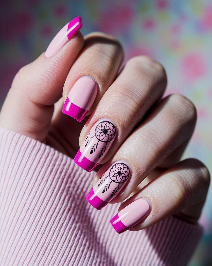 0009_3_a-close-up-photograph-of-a-beautiful-han_kZHAw7uQRWqF7qRzHtrJpw_lipJdzJPQa-Dyt7Uy3uyOw_cover The Best Pink Nail Designs with a Boho and Glamorous Twist