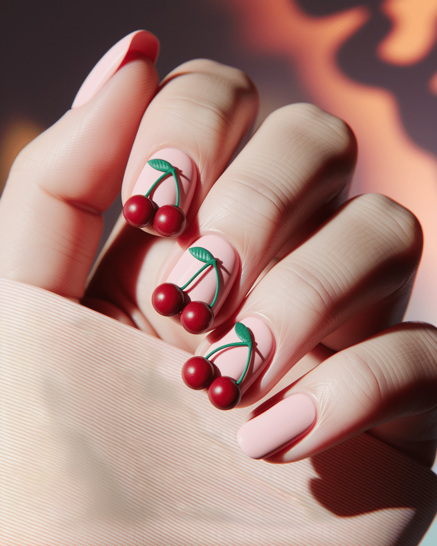 0009_3_a-close-up-photograph-of-a-hand-with-pas_i6rq-v3CT_2mlQdnR-k5xw_VnuBsrTLSUyJB7T-ZSjAlQ Cute 3D Nail Designs with Cherry Art for a Sweet and Playful Look