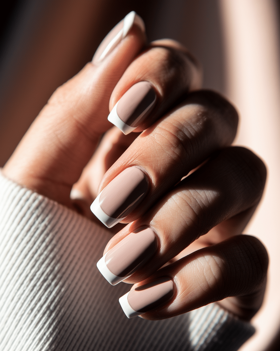 0009_3_in-a-close-up-photograph-a-hand-with-per_mwqemYI3TxWZpzwmpQPFug_hld98p29QcqSutb1g8uiqA_cover Best Short French Tip Nail Designs for a Timeless and Chic Look