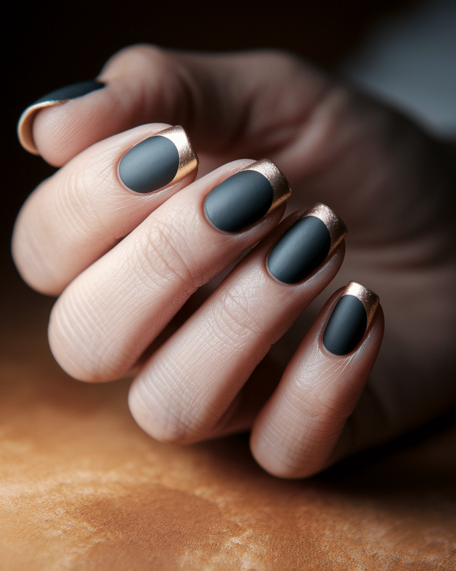 0010_2_a-close-up-photograph-captures-a-beautif_a_O3fQYtRzOChTjZsokiuA_s8EvCeICSpuILD9i0LrfVA Elegant Nail Designs with Blue and Gold French Tips for a Chic Look