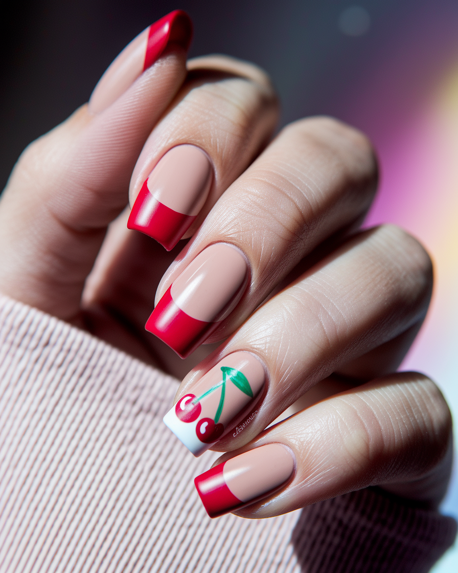 0010_2_a-close-up-photograph-captures-a-beautif_nrK3joBqTiG4_xWrNZlcCQ_ky7JGovVRZGGEWJPyXDa-g The Best Cherry-Inspired Press-On Nails for a Cute and Stylish Summer Look