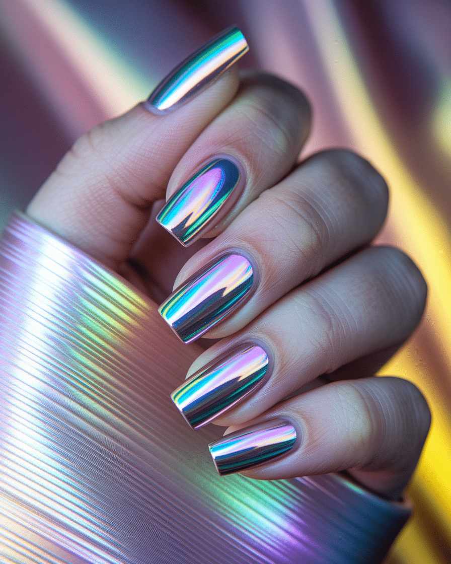 0010_2_a-close-up-photograph-captures-a-hand-wi_g3jSqHdJRE-nT5a31e5nMQ_9ErVfQLlRHeZpNT_FW4hLg_cover Best Iridescent Nail Designs That Reflect Every Color of the Rainbow