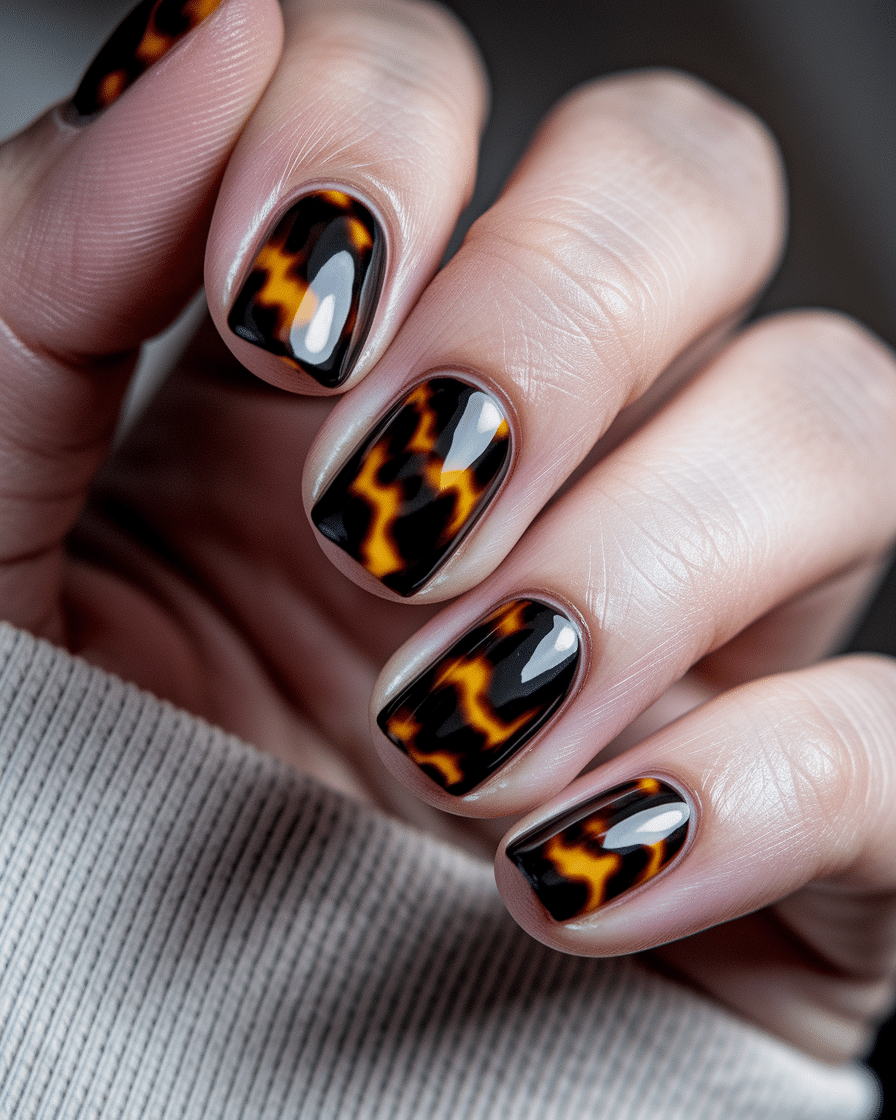 Timeless Nail Trends That Elevate Every Look: The Beauty of Tortoiseshell Nails