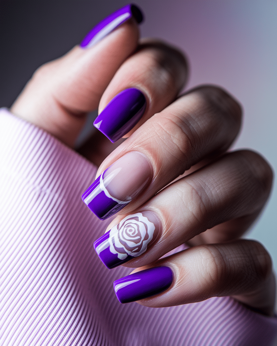 0010_2_a-close-up-photograph-captures-the-intri_jzLVcTfKTF66NR8PWoCJmg_ZIs3V_-_QRKS0q_xPHZVLQ_cover Elegant French Nail Designs with Floral and Purple Accents