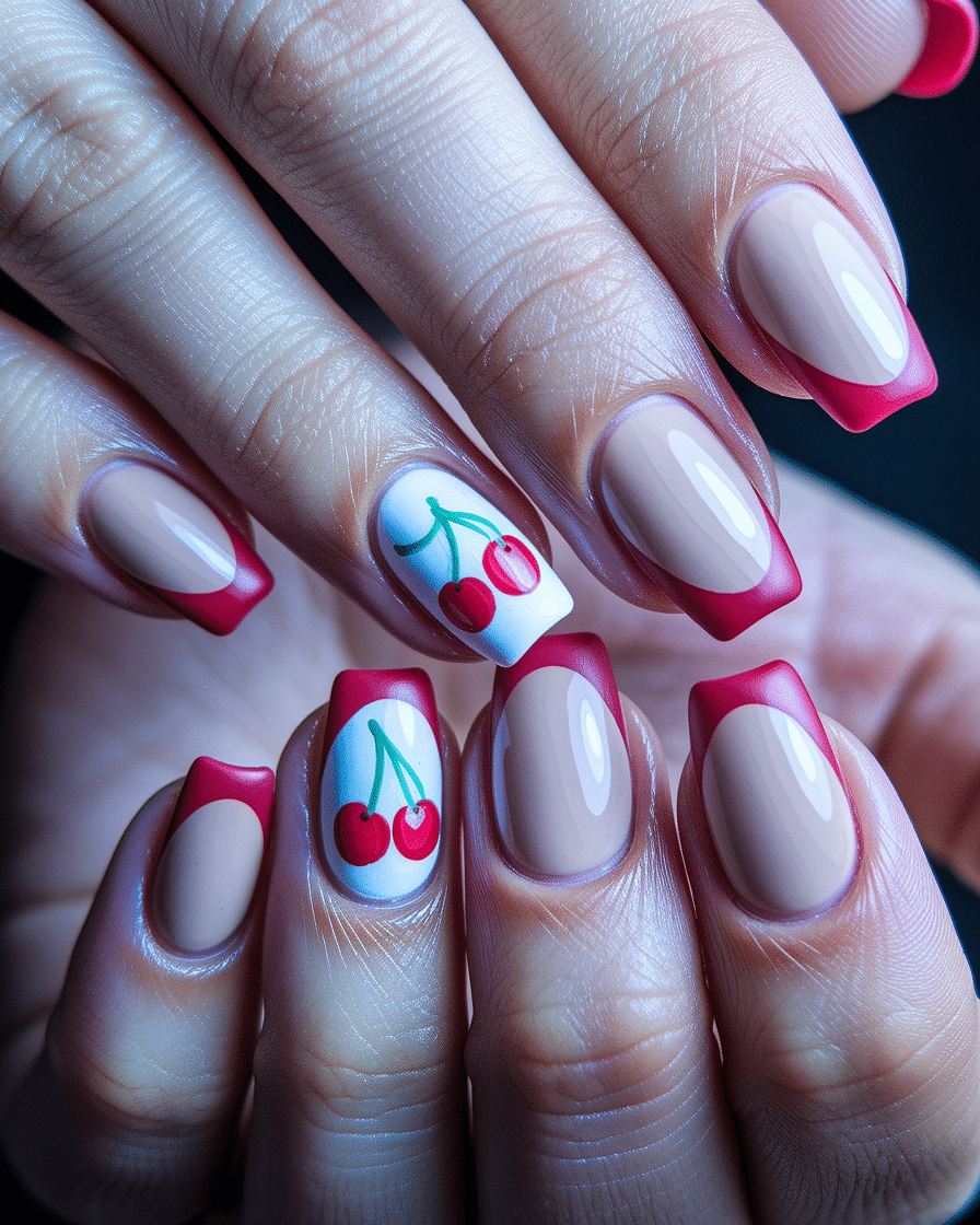 The Best Cherry-Inspired Press-On Nails for a Cute and Stylish Summer Look