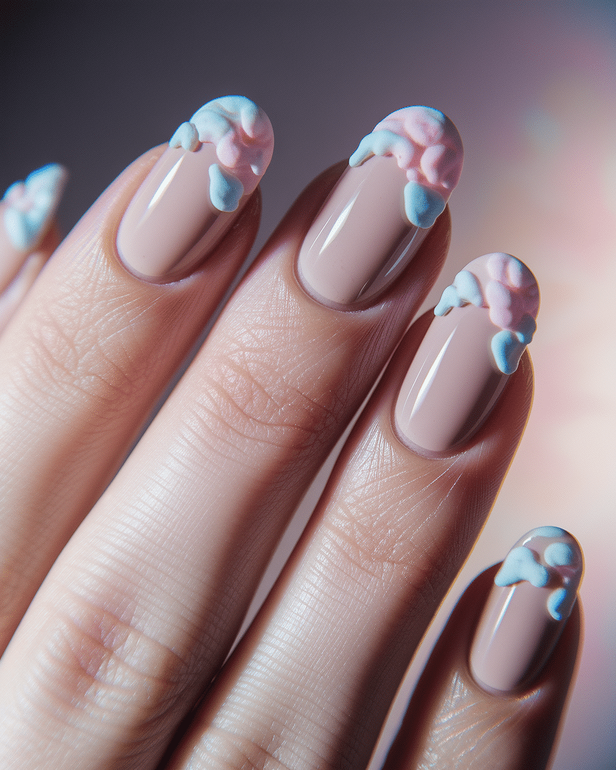 0010_3_a-close-up-photograph-of-a-beautiful-han_VZLoRBL6QWy3fAq5sJ9V-Q_rlIIcAdxQO-kB1xOTI5Tgg_cover Soft Marble Nail Designs That Look Like Clouds