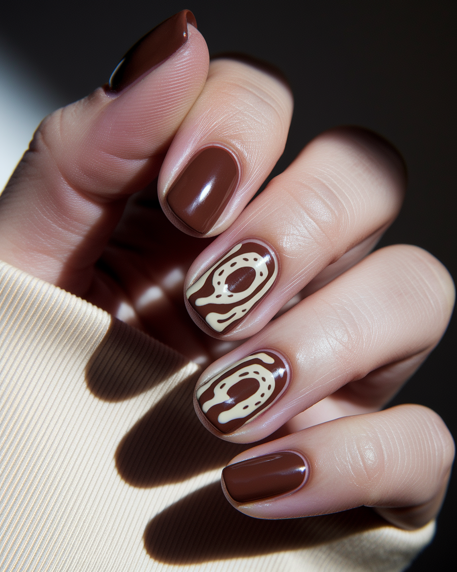 0011_2_a-close-up-photograph-captures-a-beautif_QR5Kun2nQtiH3P0BEbiriQ_IXGrsddCTKiryCmvPWJ_vQ Best Chocolate Nail Designs for a Glossy and Delicious Look