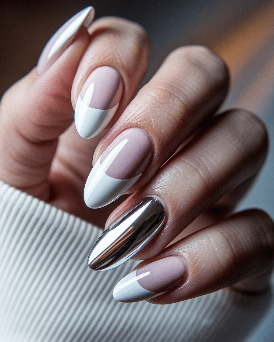Milky White Chrome Nails: The Timeless Trend That Combines Elegance and Shine