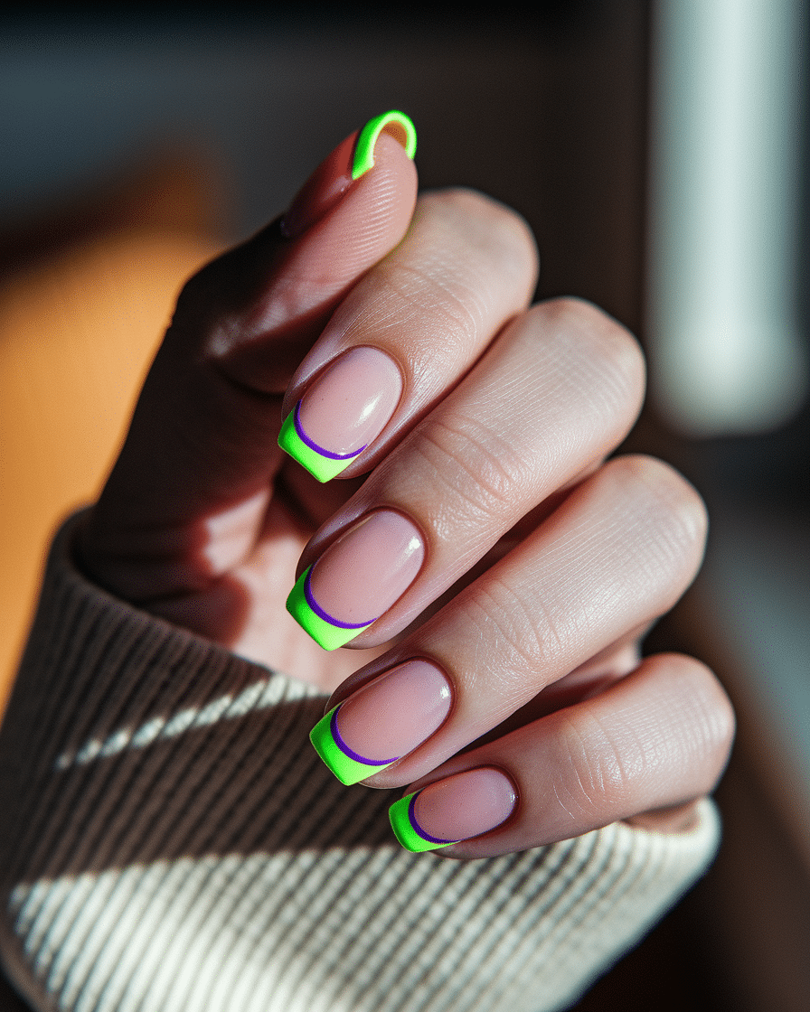 0011_3_a-close-up-photograph-of-a-hand-with-per_WM9kszR0TcizicFm42JVsQ_w9p6Uv5-S56tFFrp9-okRQ Vibrant Summer Nail Designs with Orange French Tip Inspiration
