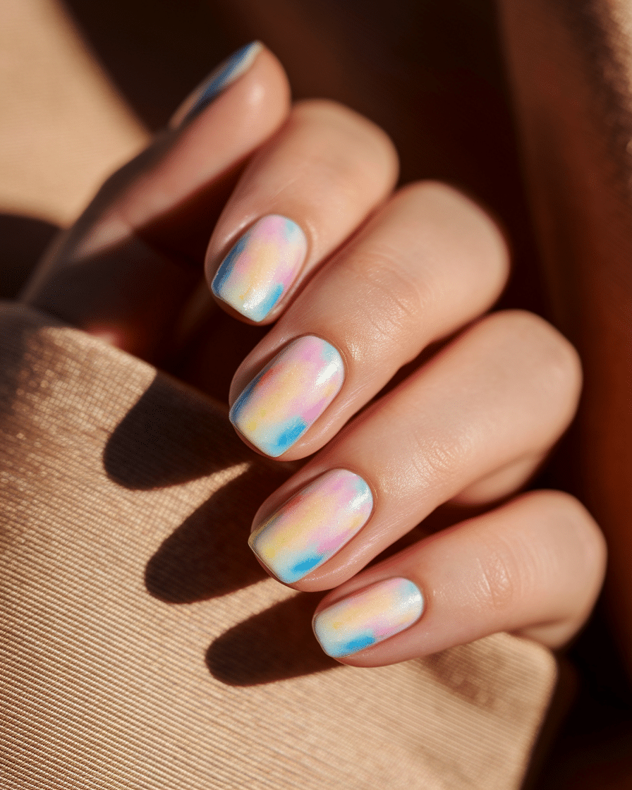 Watercolor Nail Art Designs That Look Like Miniature Paintings