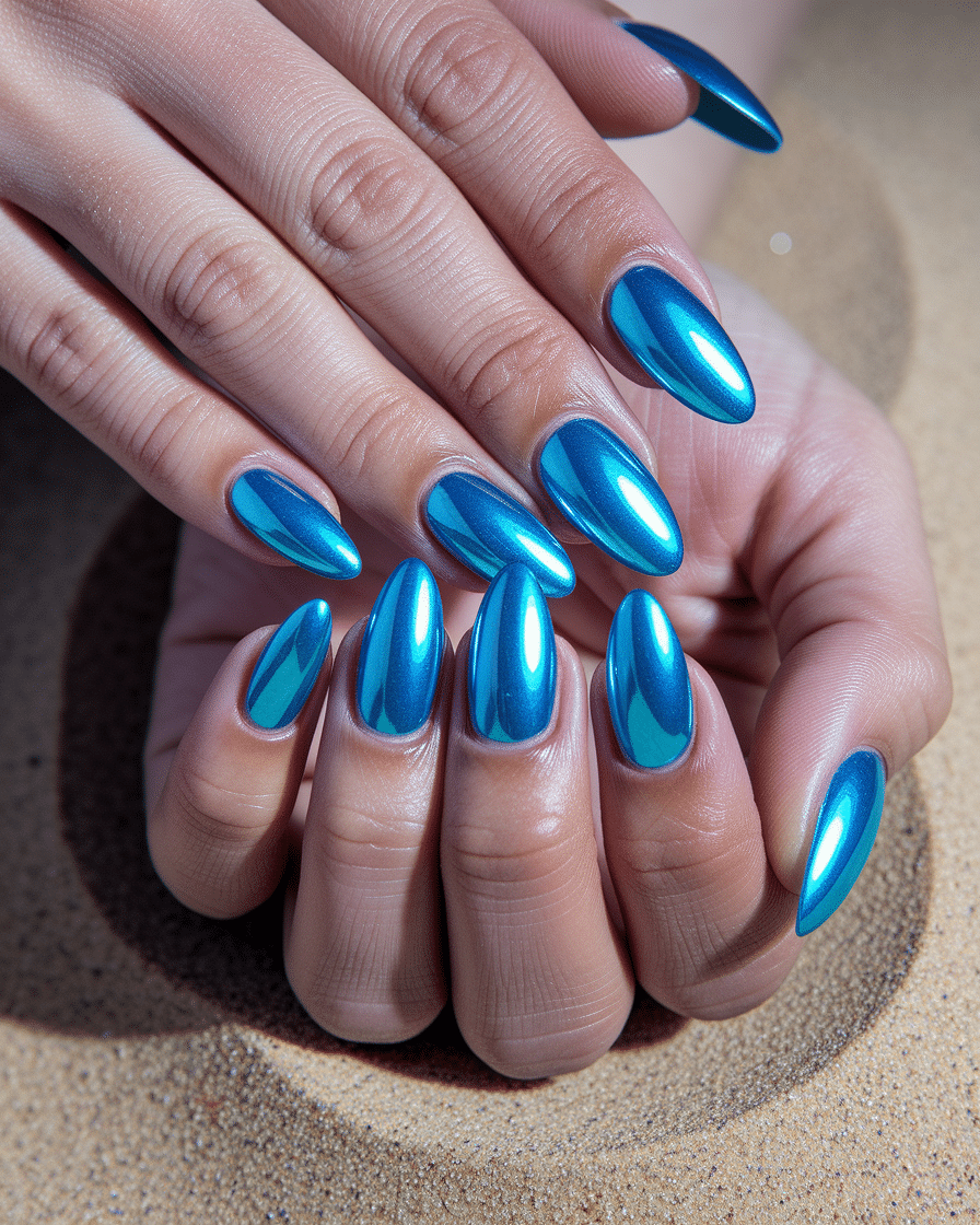 0013_3_a-close-up-photograph-of-a-beautiful-han_p7Vh7c3FSj-nrNMOhlsM9g_AKbljKcHTiyNKxumbWeHEg_cover Chrome Nail Designs for a Shiny Summer Manicure You’ll Love